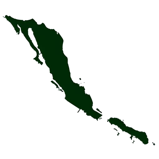 Map of Central America & the Caribbean