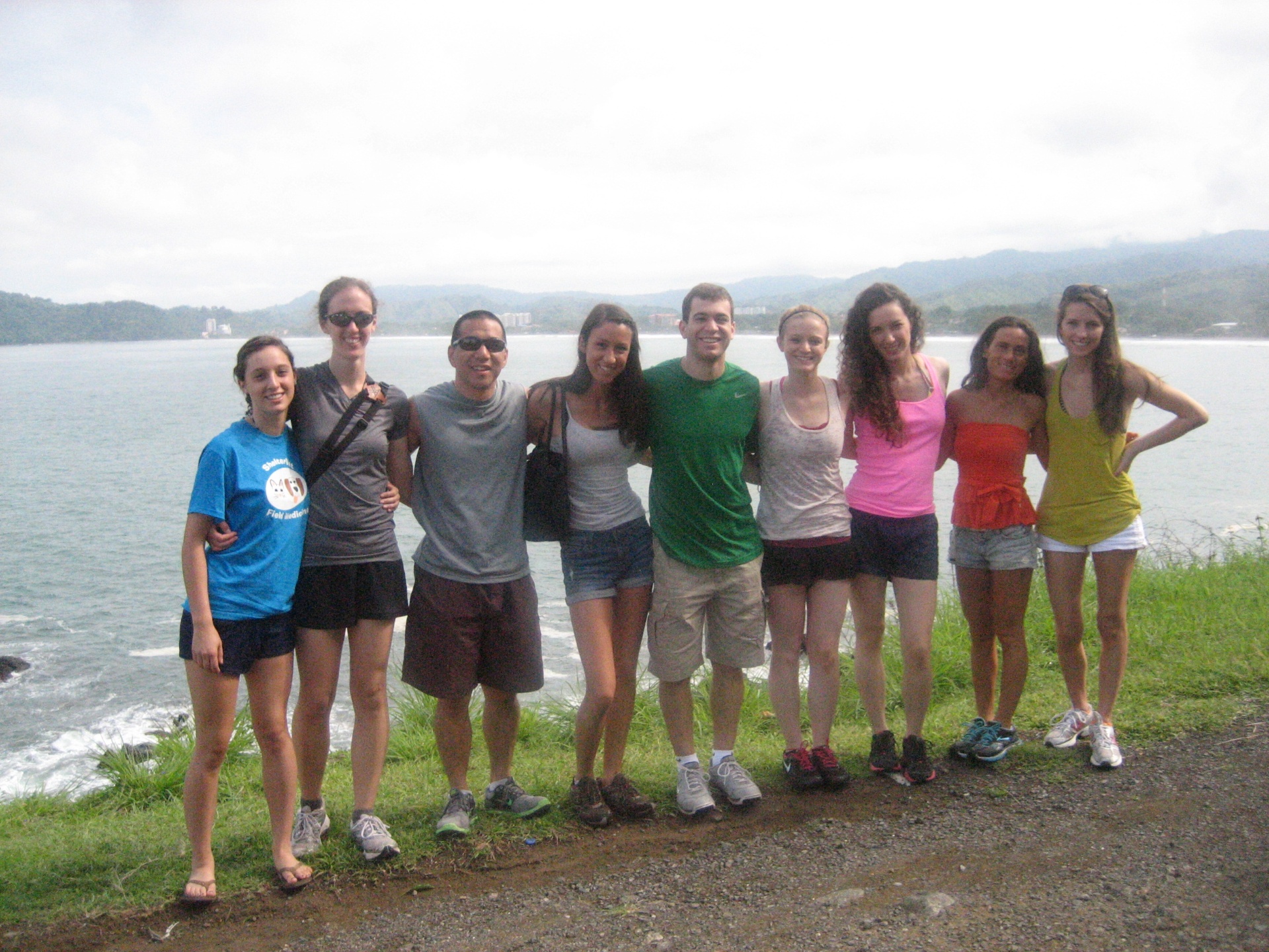 FARVets team posing together along the Costa Rican coast